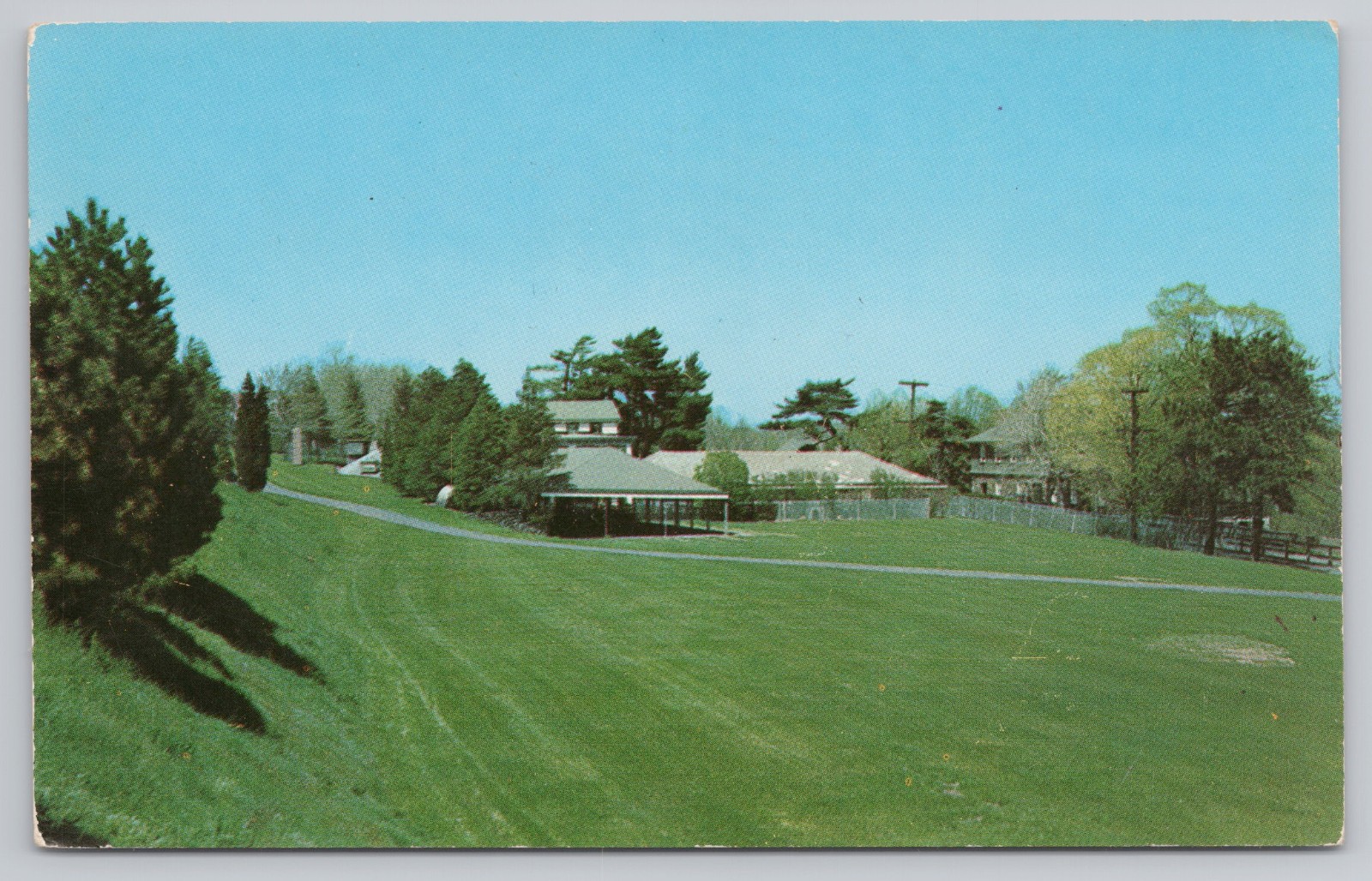 1950s Blasberg's Grove Restaurant Hawthorne NJ Vintage Postcard Pontier Bros
