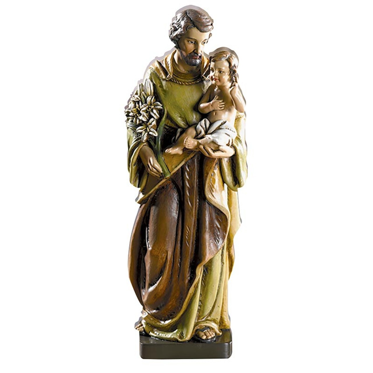 #St Joseph with Child Statue, 8'' High Saint Statue (USUALLY SHIP IN 2 DAYS)