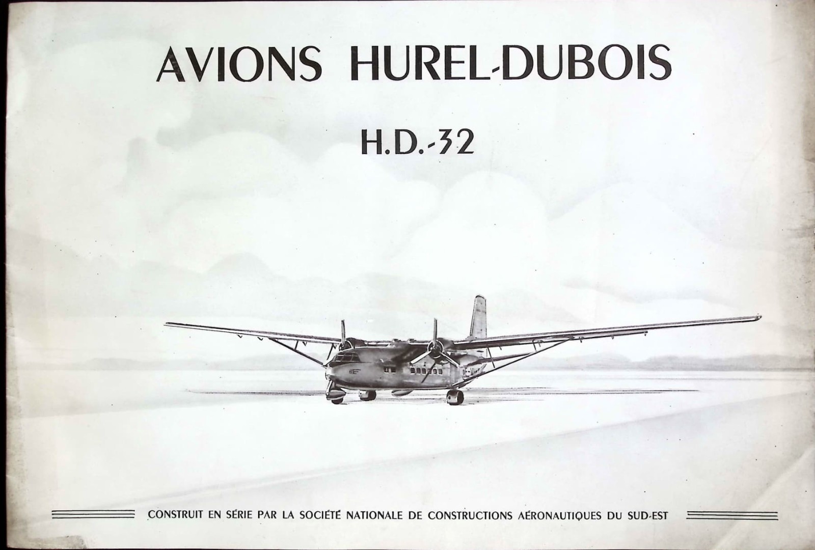 Avions Hurel-Dubois H.D.32 (1952) (aviation)