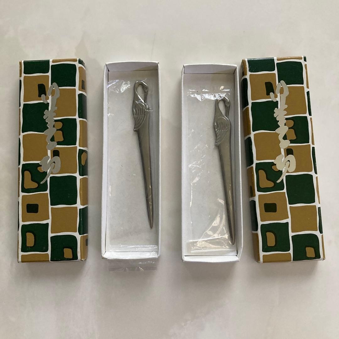 Tea Utensils, Crane Back, Candy Picks & Cutters, 2-Piece Set, New Tea Utensils, Crane Back, Candy Picks & Cutters, 2-Piece Set, New