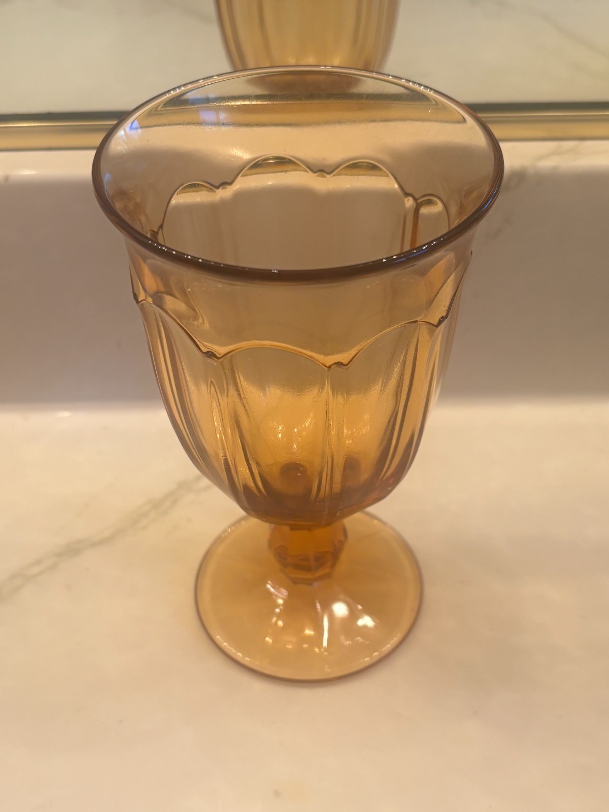 Noritake Provincial-Amber Iced Tea Glass 6 3/8\
