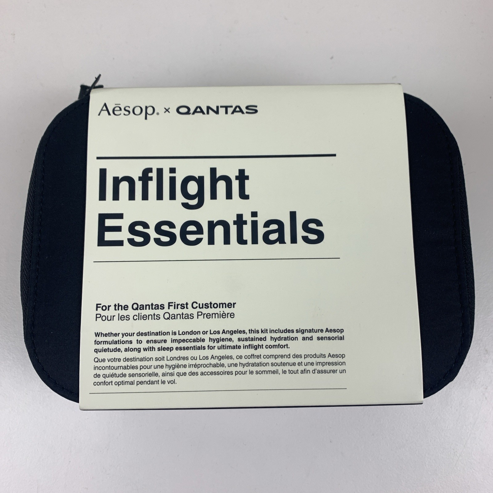 Aesop x Qantas Inflight Essentials First Class Amenity Kit Brand New 2026 Aesop x Qantas Inflight Essentials First Class Amenity Kit Brand New 2026