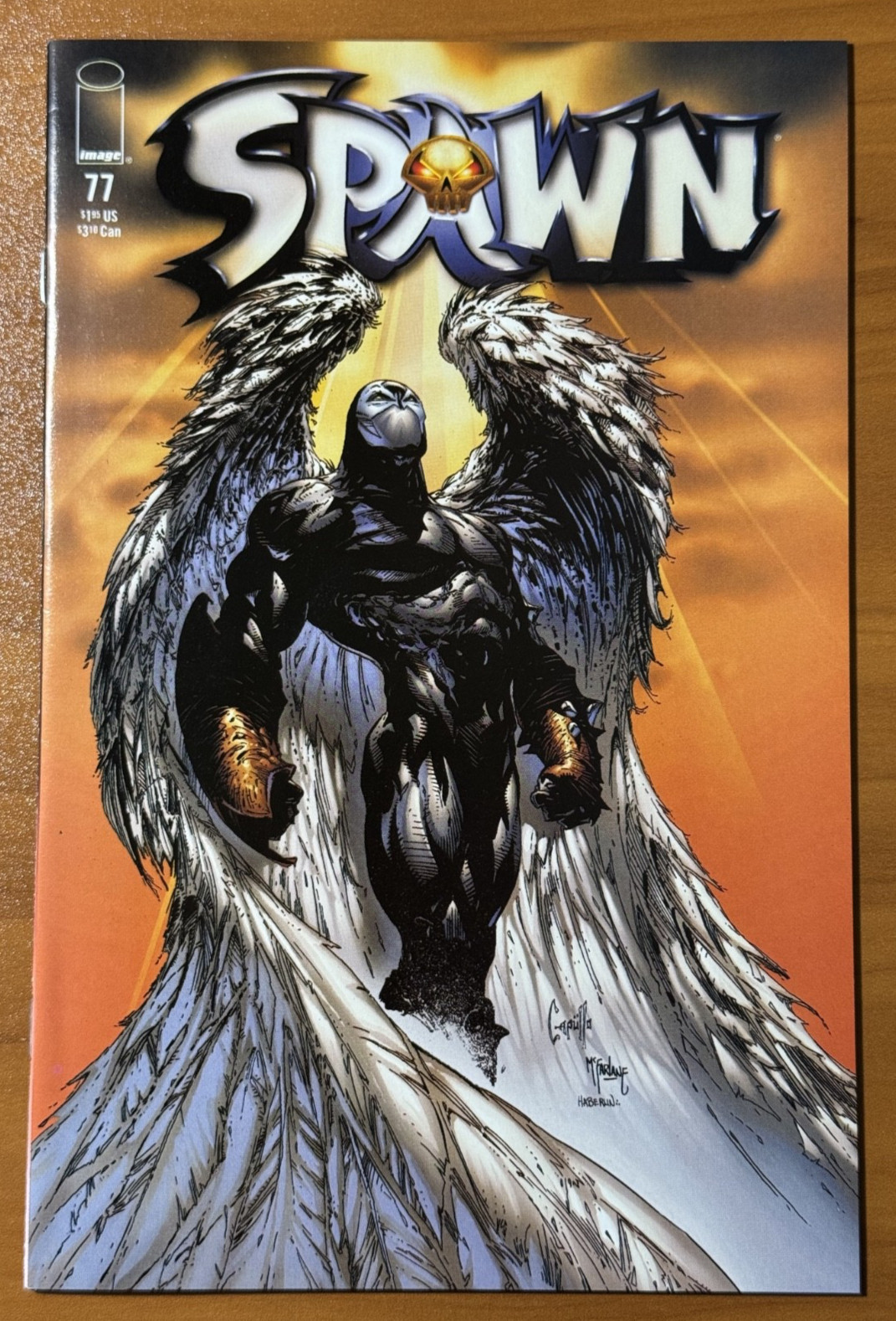 Spawn #77 1998 1st Archangel Wings of Redemption McFarlane Capullo Key NM