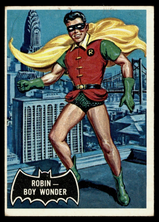 1966 Topps Batman Robin Boy Wonder Rookie #2 VG/VG+ Iconic Card 1966 Topps Batman Robin Boy Wonder Rookie #2 VG/VG+ Iconic Card