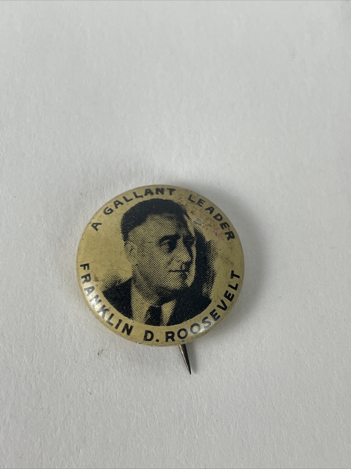 1936 A GALLANT LEADER FRANKLIN D ROOSEVELT Portrait 3/4