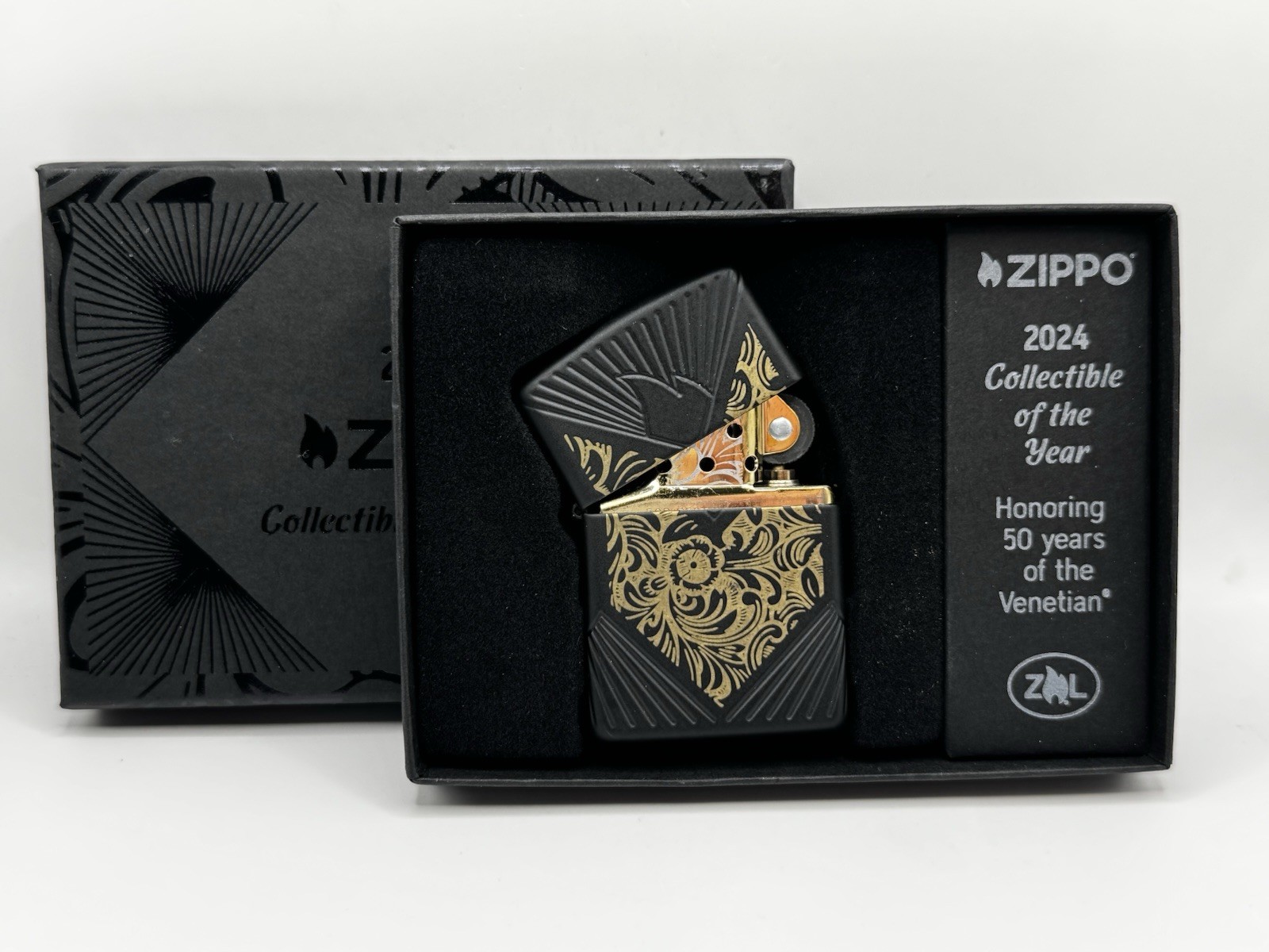 Zippo 46026, 2024 Collectible of the Year-50 Years of Venetian 3513/5000