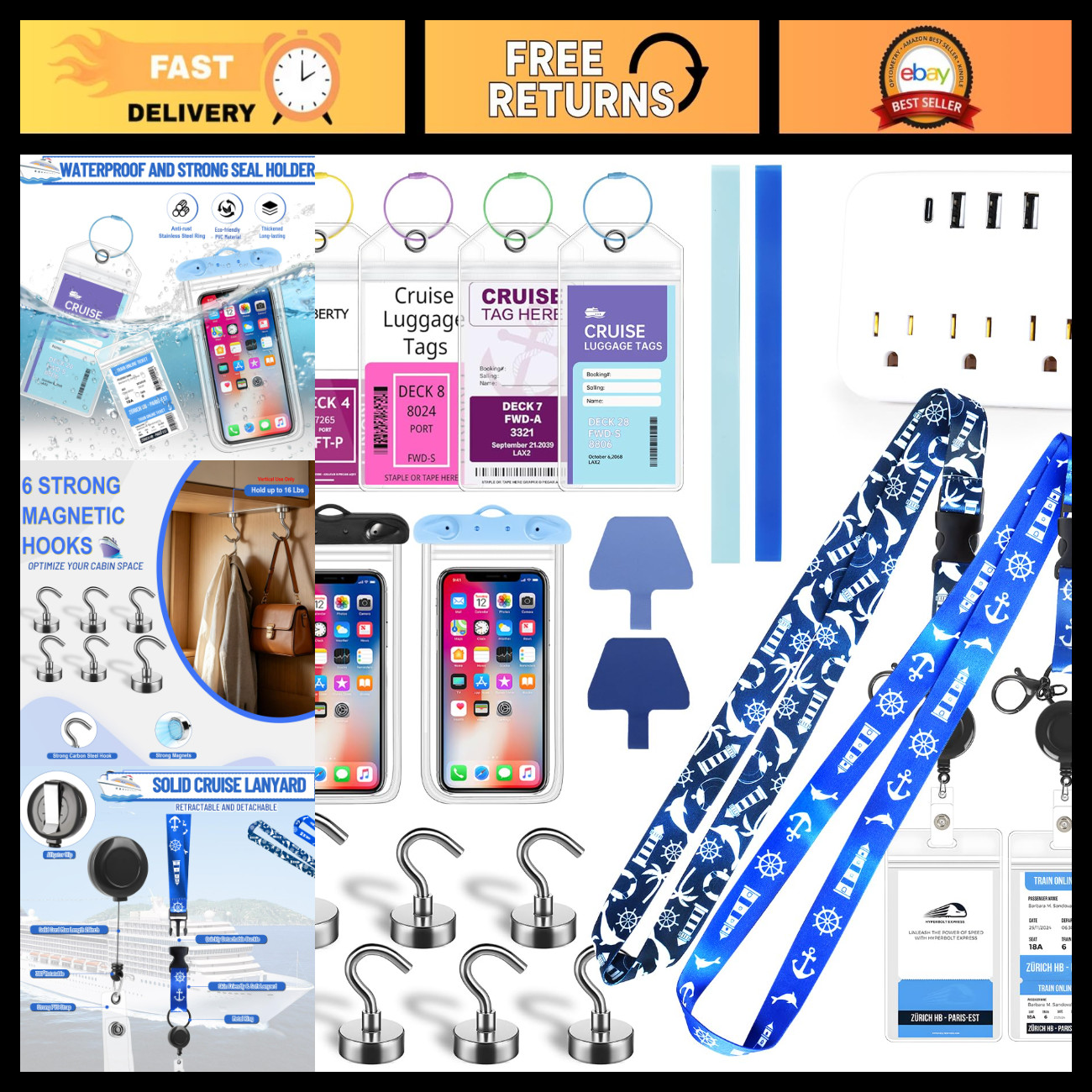 Cruise Ship Essentials Kit 2026 - Must-Have Vacation Gear for All Cruise Lines