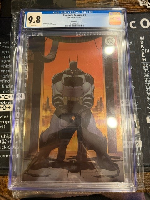 Absolute Batman #1 1st Print - CGC 9.8, Virgin Foil Edition