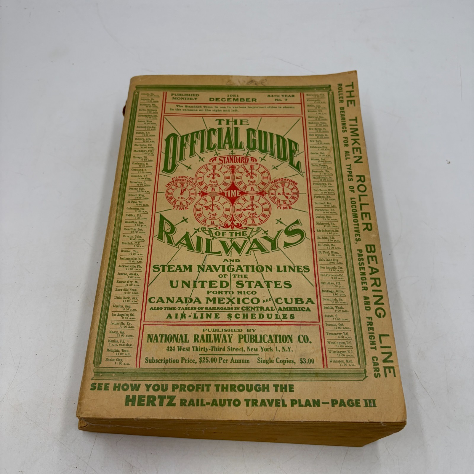 The Official Guide of the Railways 1951 National Railway Publication Co