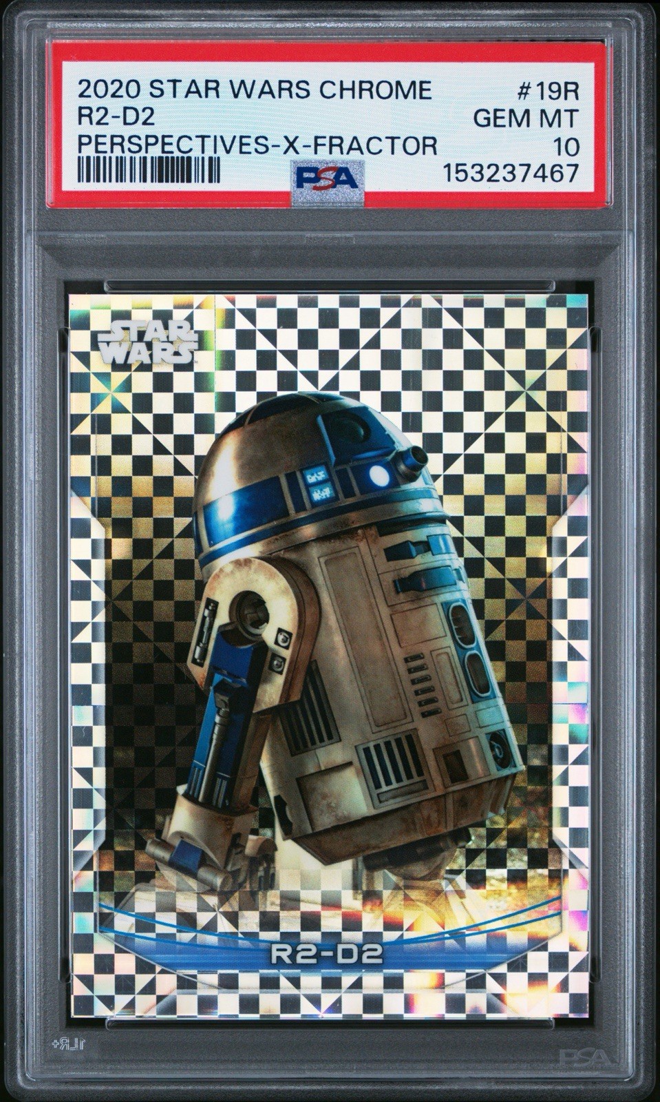 Topps 2020 Star Wars Chrome Perspectives R2-D2 X-Fractor PSA 10 /99 POP 1