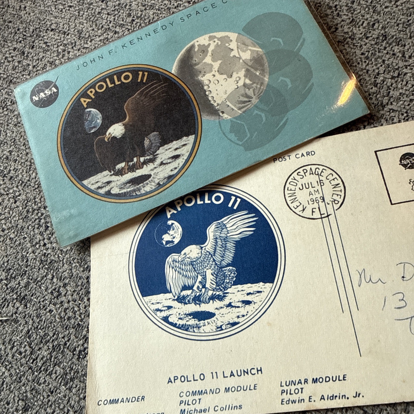 Original Apollo XI (11) Launch Viewing Access Badge/Pass & Holder 1969 NASA 3095