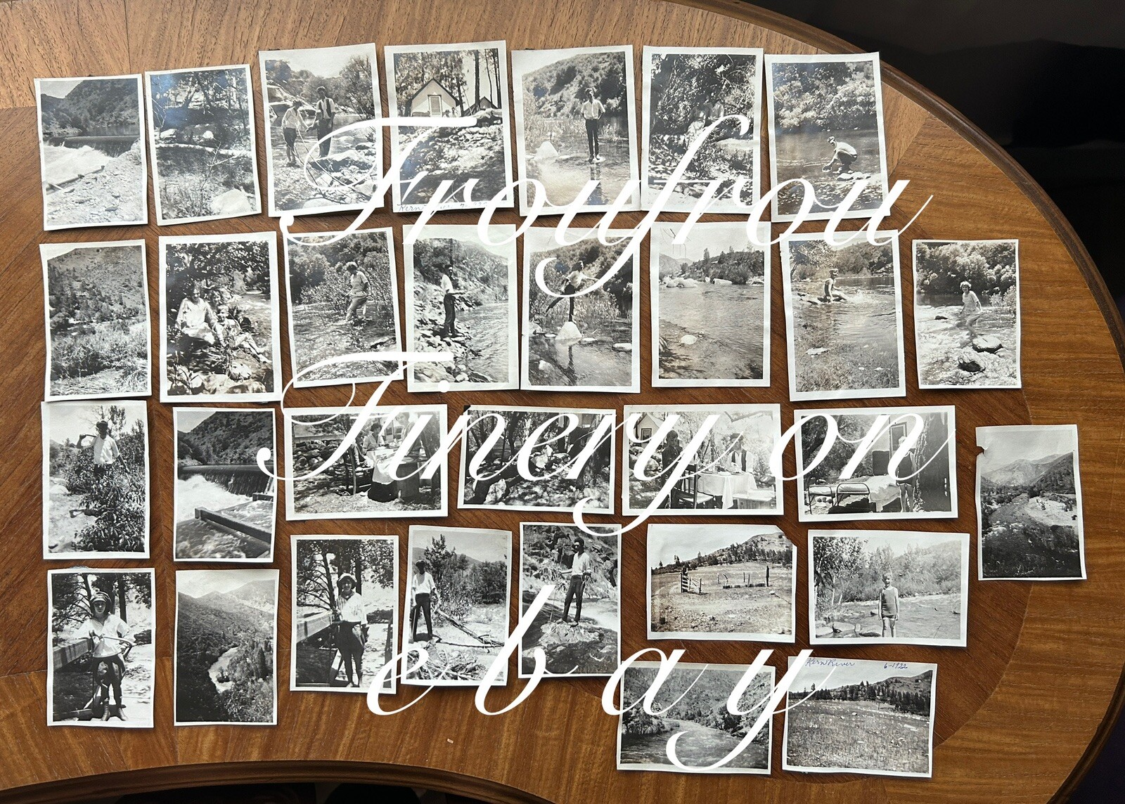Antique 1922 -23 Kern River California Camping Fishing Photos Lot of 31