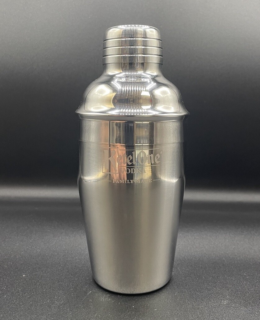 Ketel One Vodka Stainless Steel Shaker Barware Cocktail Martini Mixer 3-Pieces
