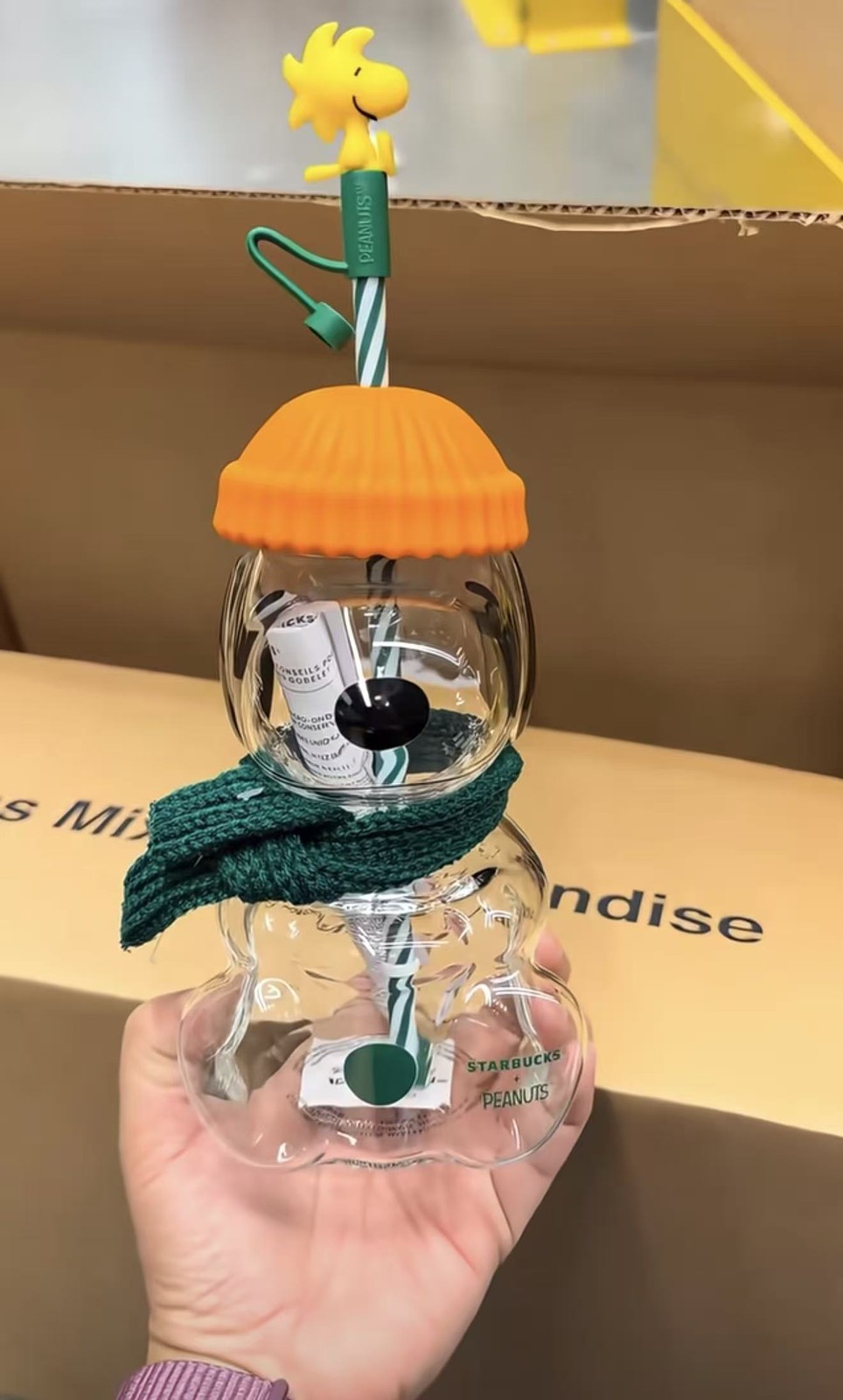 Halloween Gift Special Edition Presale Starbucks x Peanuts Snoopy Glass Cup Pre