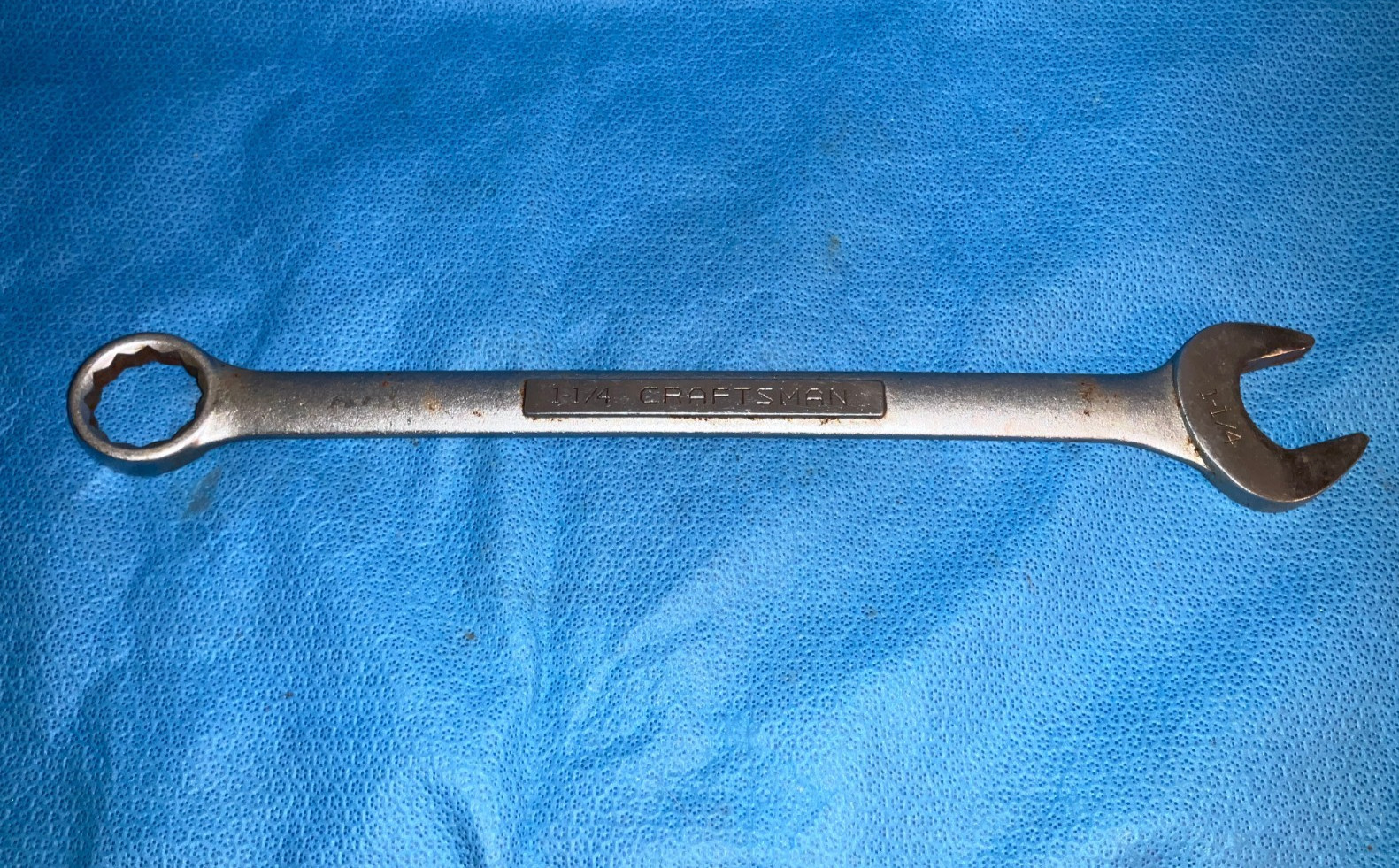 Vintage Craftsman -V- Series 12 Point 1-1/4 Combination Wrench 44708