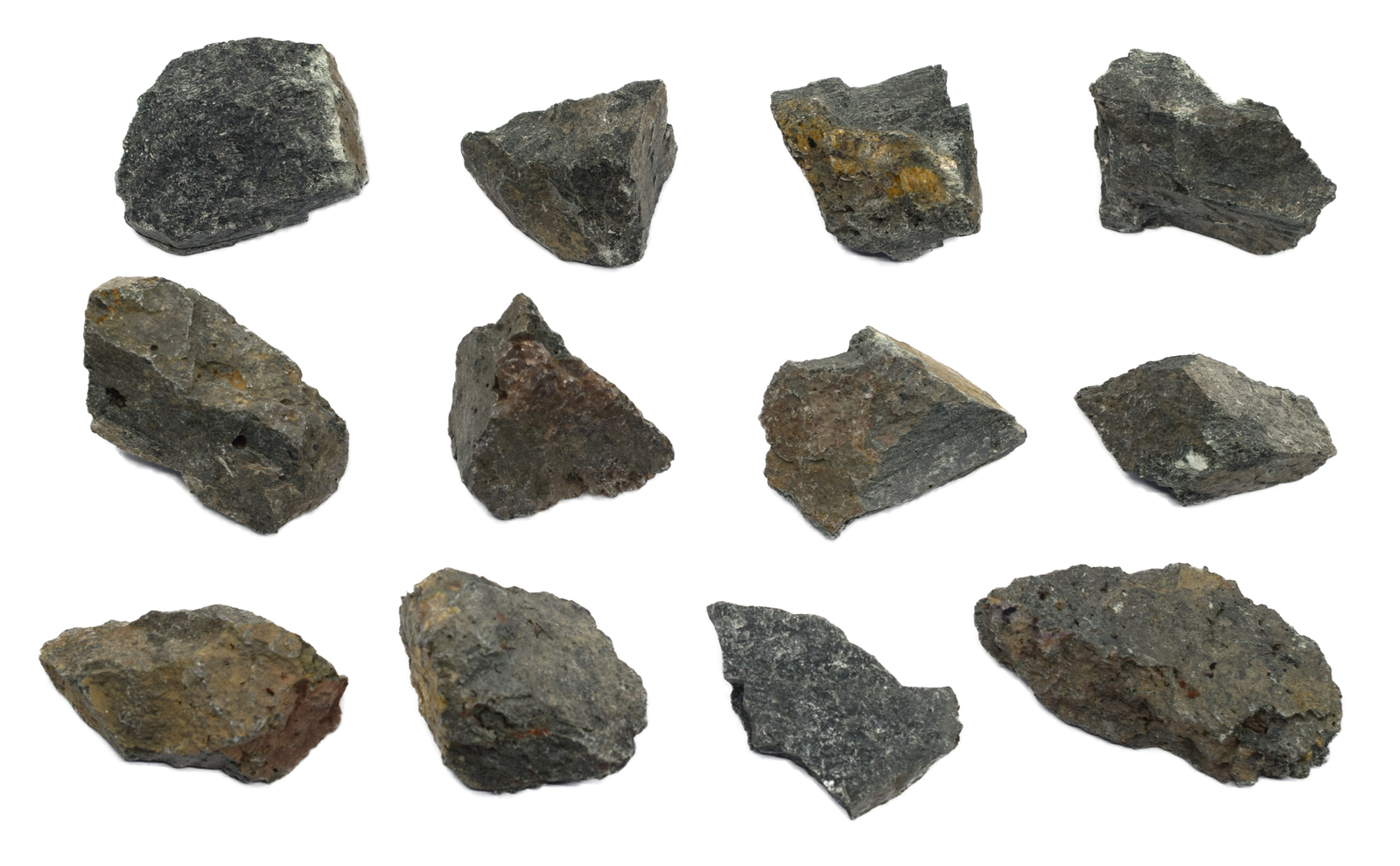 12PK Raw Augite Rock Specimens, 1\