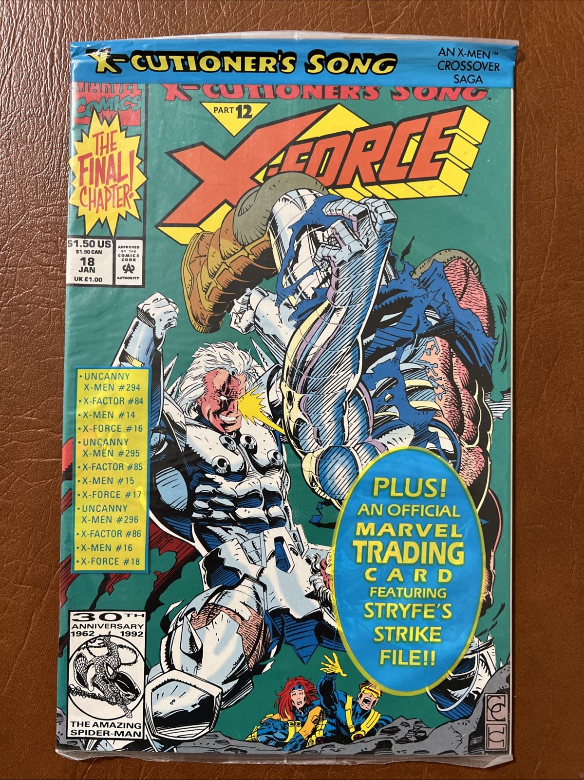 X-Force #18 KEY: VF to VF/NM Polybagged/Sealed Marvel Comics 1993 $7 Ship