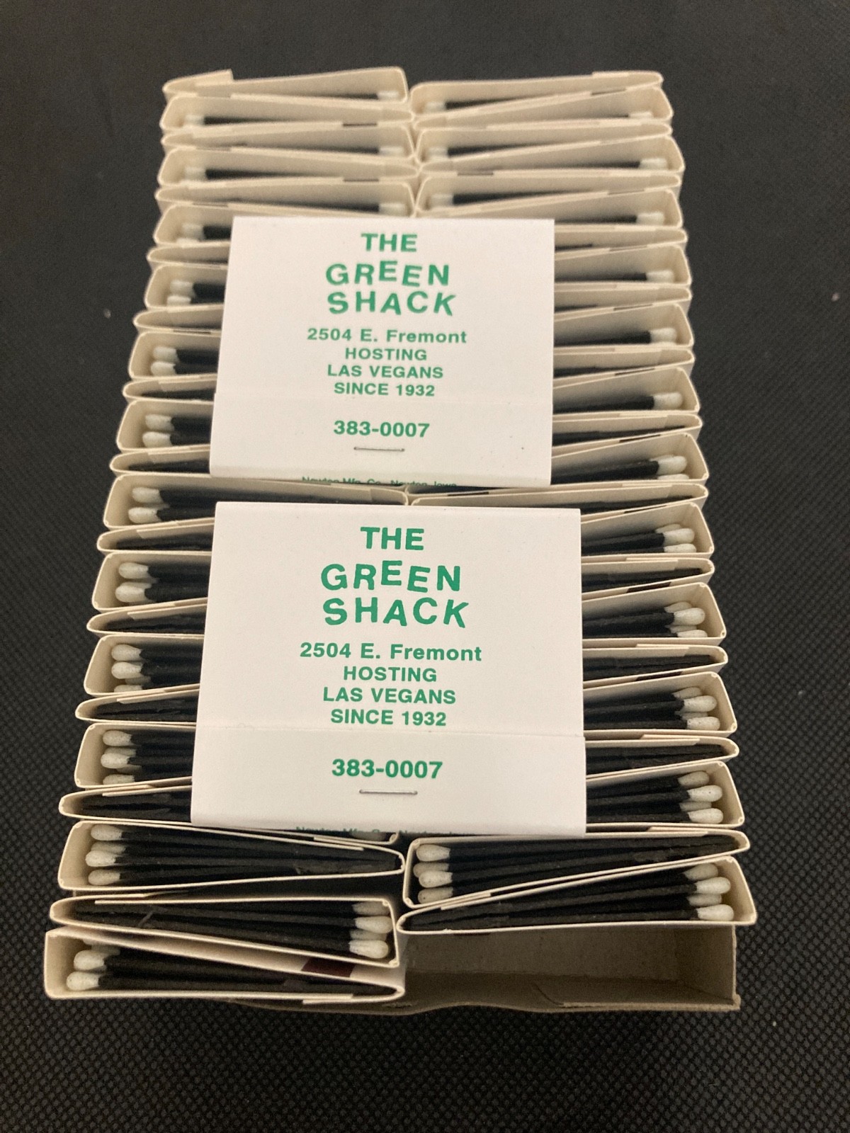 50 The Green Shack Restaurant Las Vegas Rare BOX OF 50 Vintage Matchbook Unstuck 50 The Green Shack Restaurant Las Vegas Rare BOX OF 50 Vintage Matchbook Unstuck