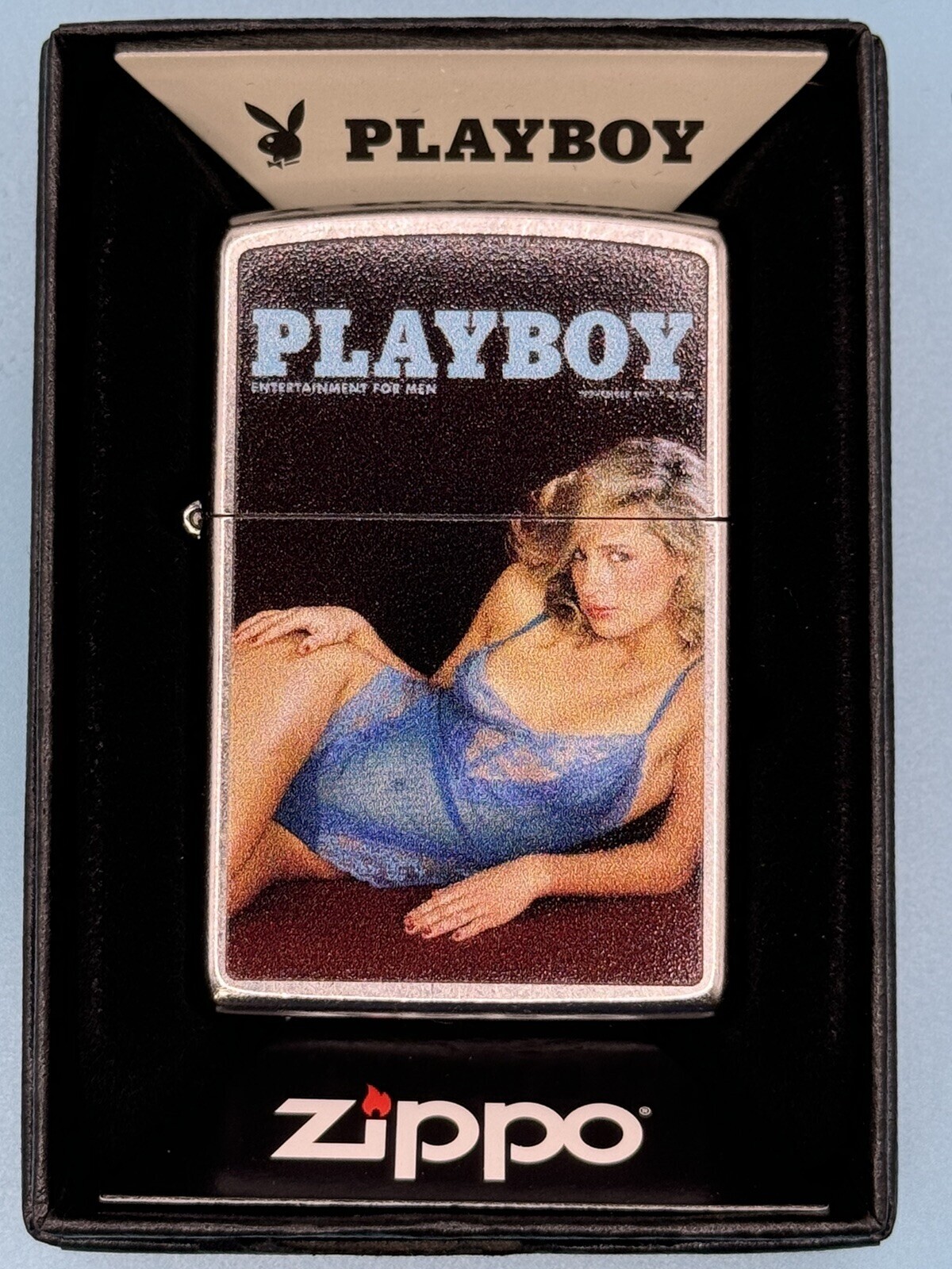 Playboy Vintage November 1981 Magazine Cover Zippo Lighter NEW In Box Rare Pinup Playboy Vintage November 1981 Magazine Cover Zippo Lighter NEW In Box Rare Pinup