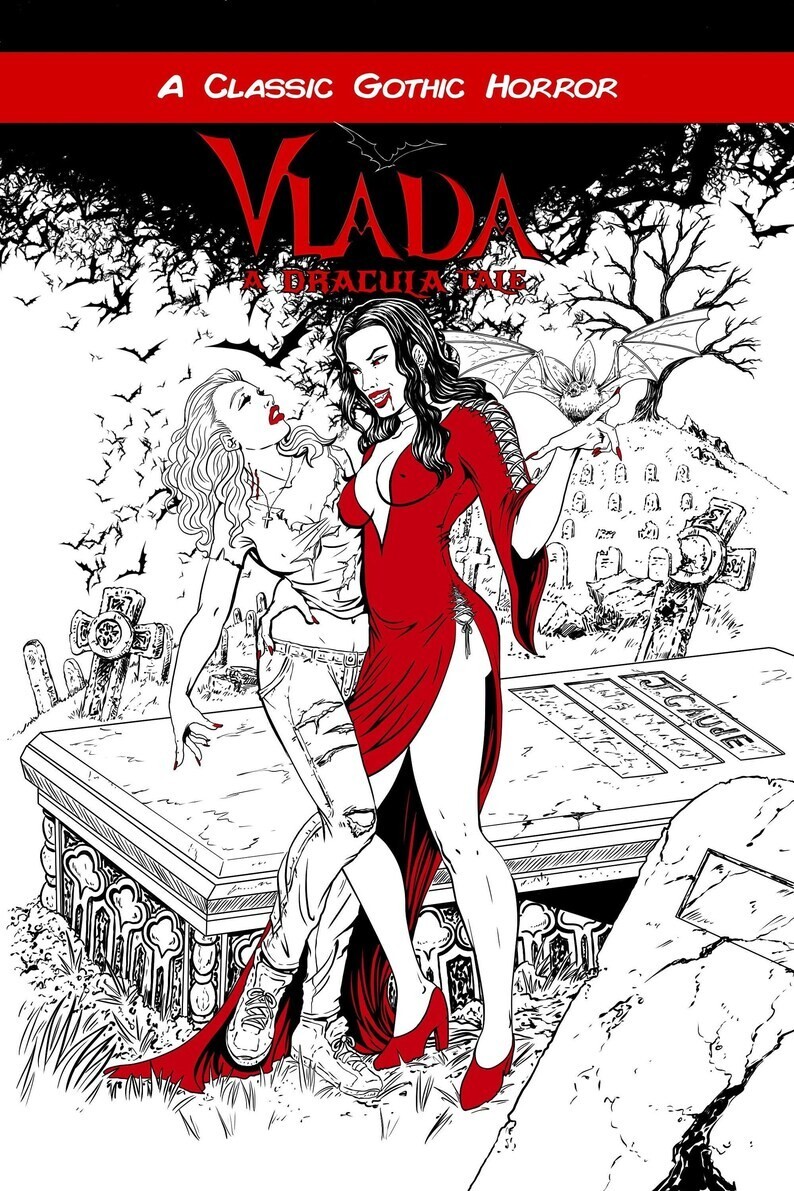 Vlada: A Dracula Tale Jessica Gaude Cover   Christopher Denmead 
