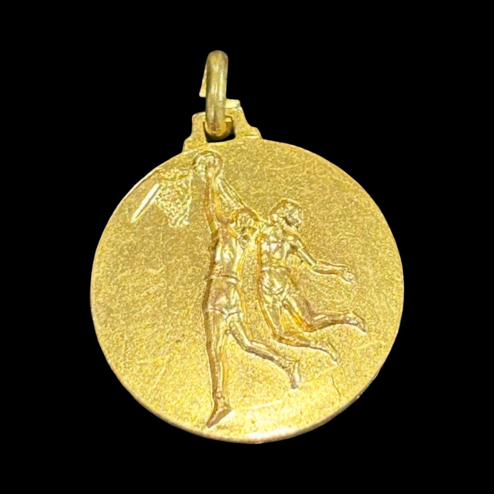 VINTAGE BASKETBALL MEDAL AWARD VINTAGE BASKETBALL MEDAL AWARD