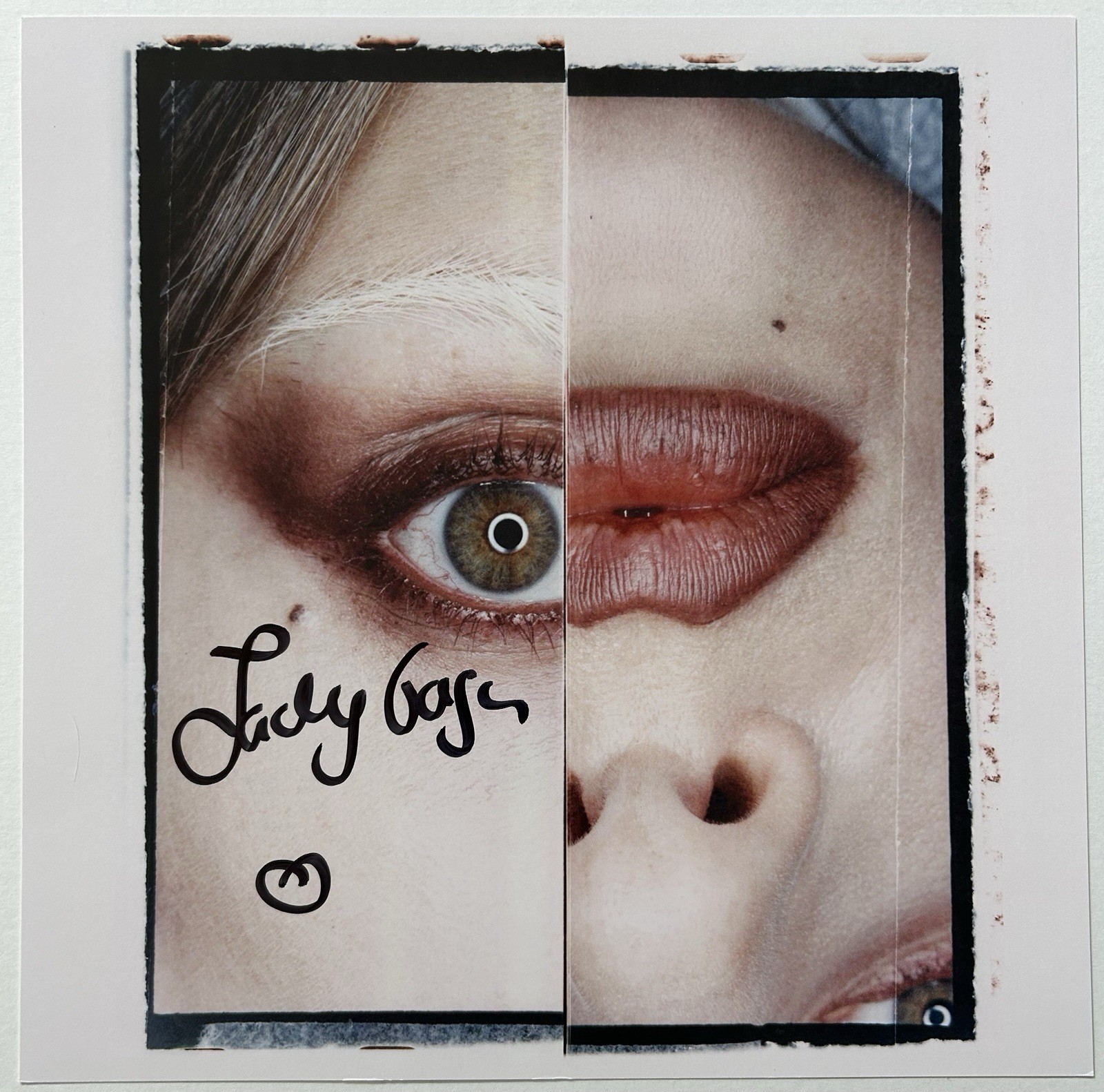 LADY GAGA SIGNED MAYHEM 12x12 PHOTO BORN THIS WAY THE FAME MONSTER - BECKETT COA