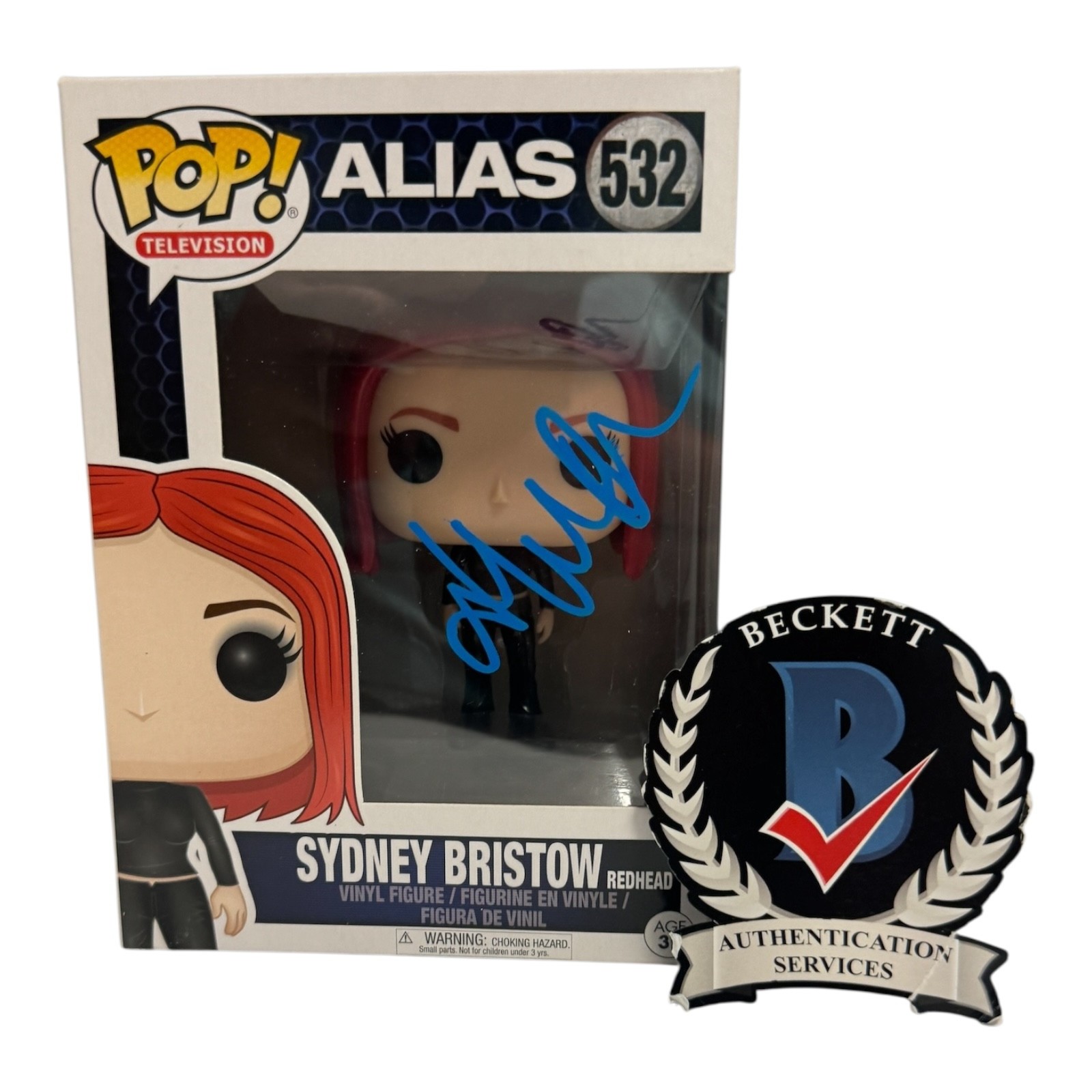Jennifer Garner Signed Autograph Alias Funko Pop 532 Beckett BAS Sydney Bristow