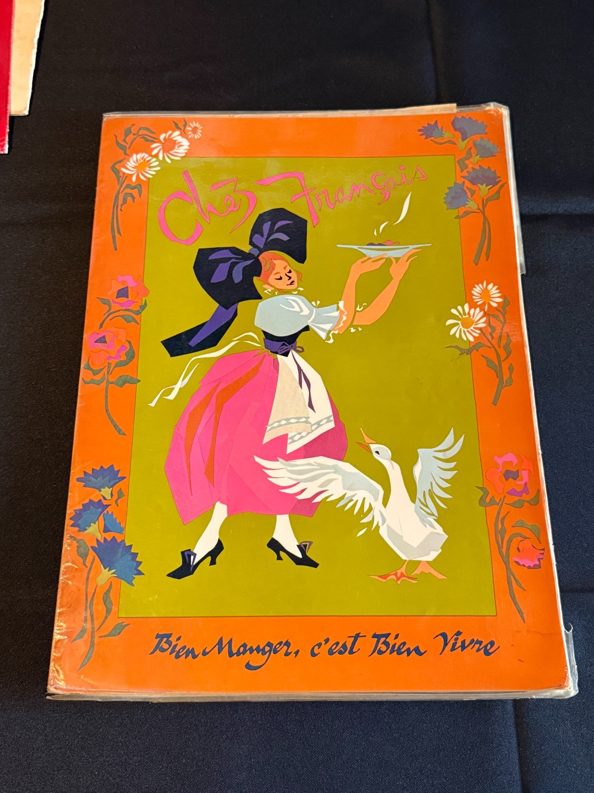 Chez Francois Connecticut Avenue Washington DC Vtg Menu #3