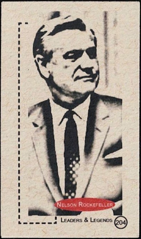 NELSON ROCKEFELLER - 2011 'LEADERS & LEGENDS' #204 - GOVERNOR & VICE-PRESIDENT