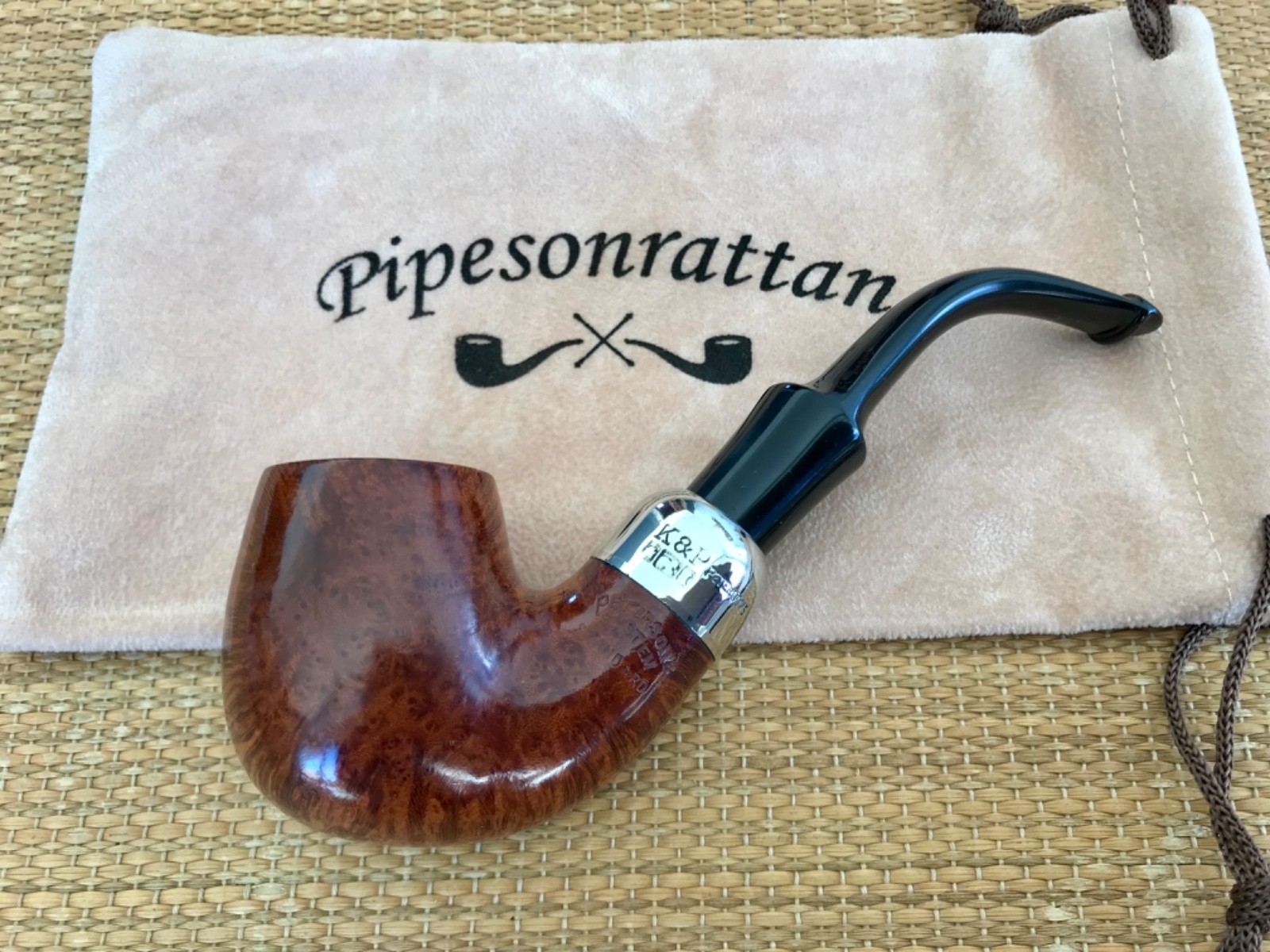 PETERSON’S SYSTEM STANDARD 314, OLD SERIE BENT BILLIARD PIPE, PFEIFE.