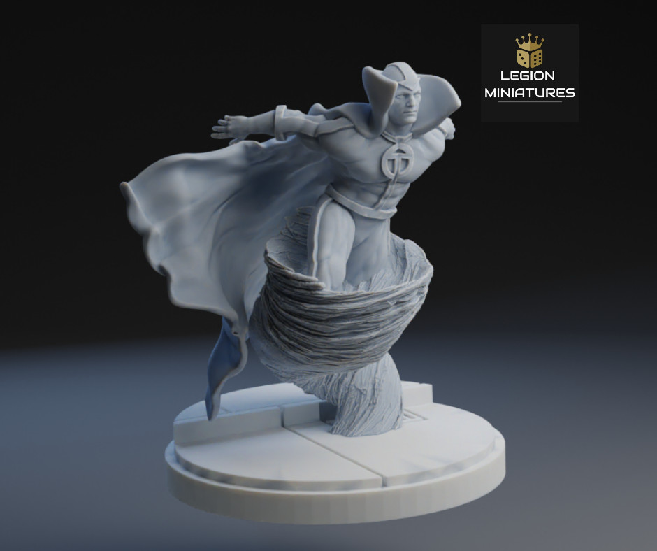 Red Tornado Resin Sculpture Bust  Model Kit DC Unpainted/Unassembled