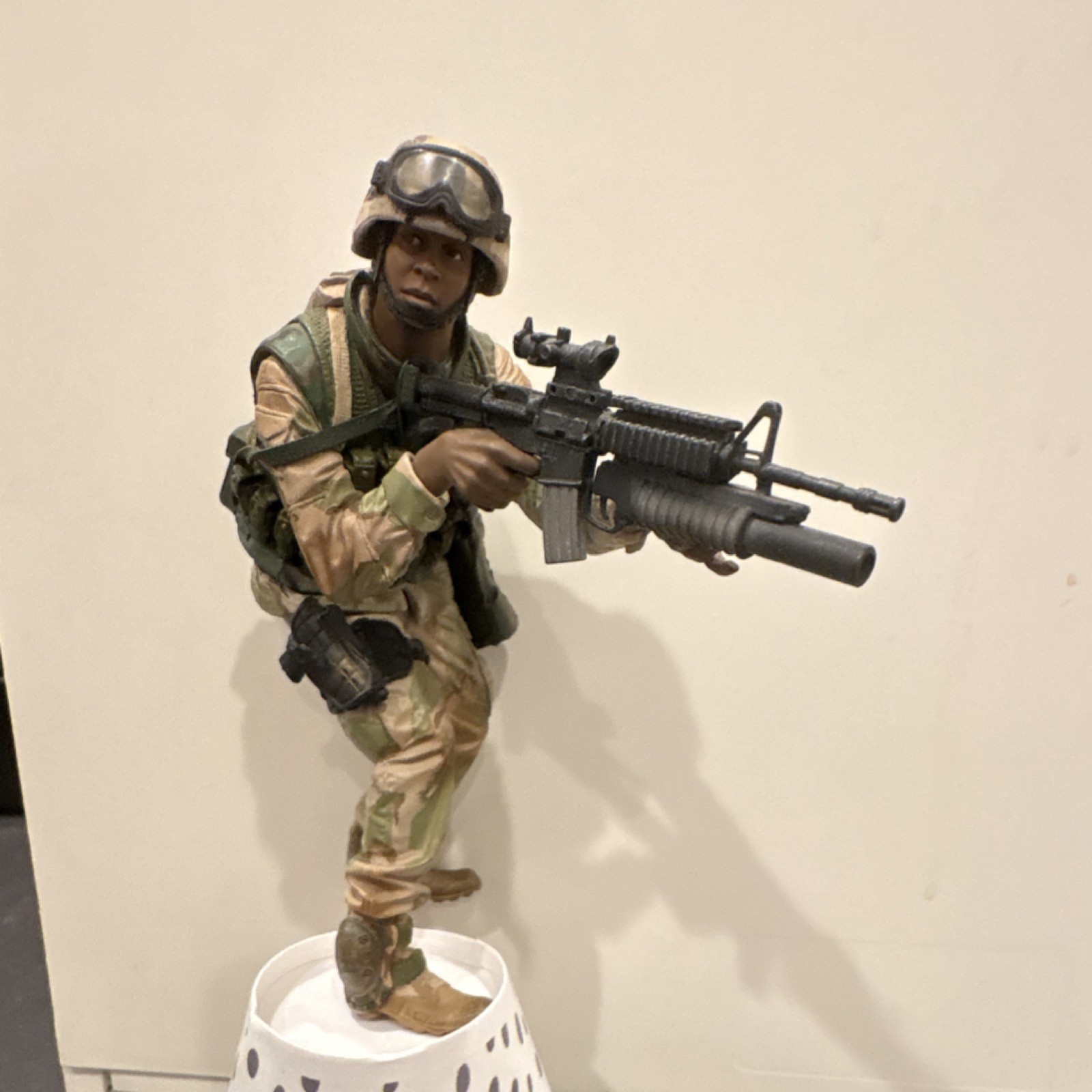 Army Desert Infantry Grenadier action figure from the McFarlane\'s Military