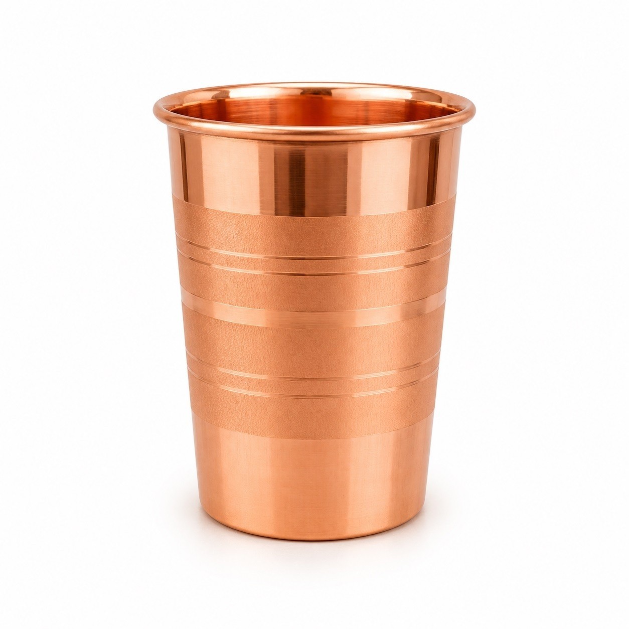 Copper Water Cup Drink Pure Solid ship from USA to USA for Health