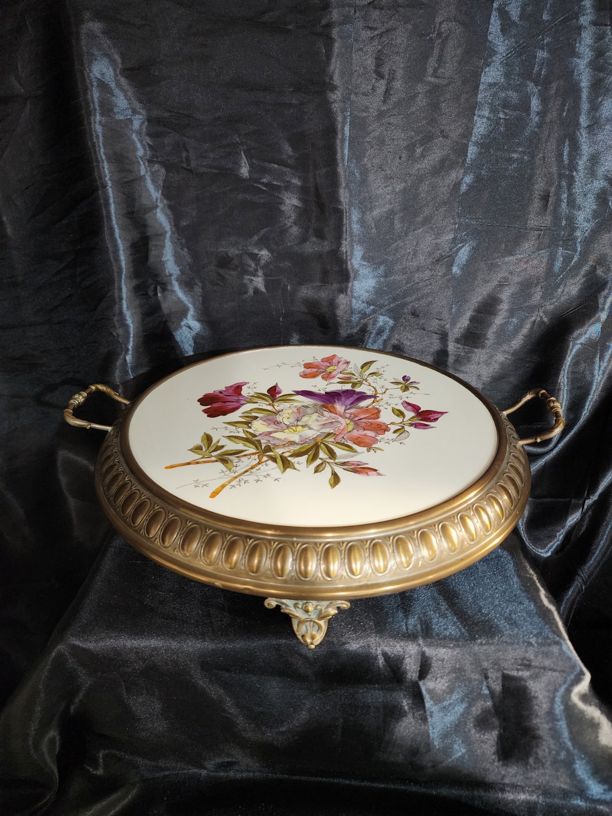 Max Dannhorn Art Nouveau Cake Stand Pedestal Dish Bavarian Nuremberg Porcelain