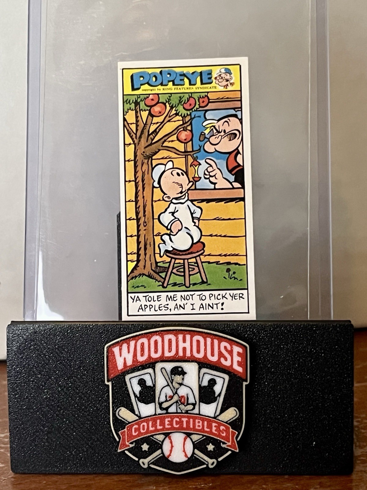 Popeye 1962 Primrose Confections 3rd Series Card #13 Ya Tole Me Not To Pick…