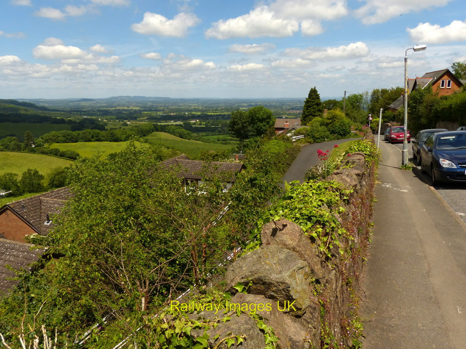 Photo Village - View north from West Malvern Road  c2014