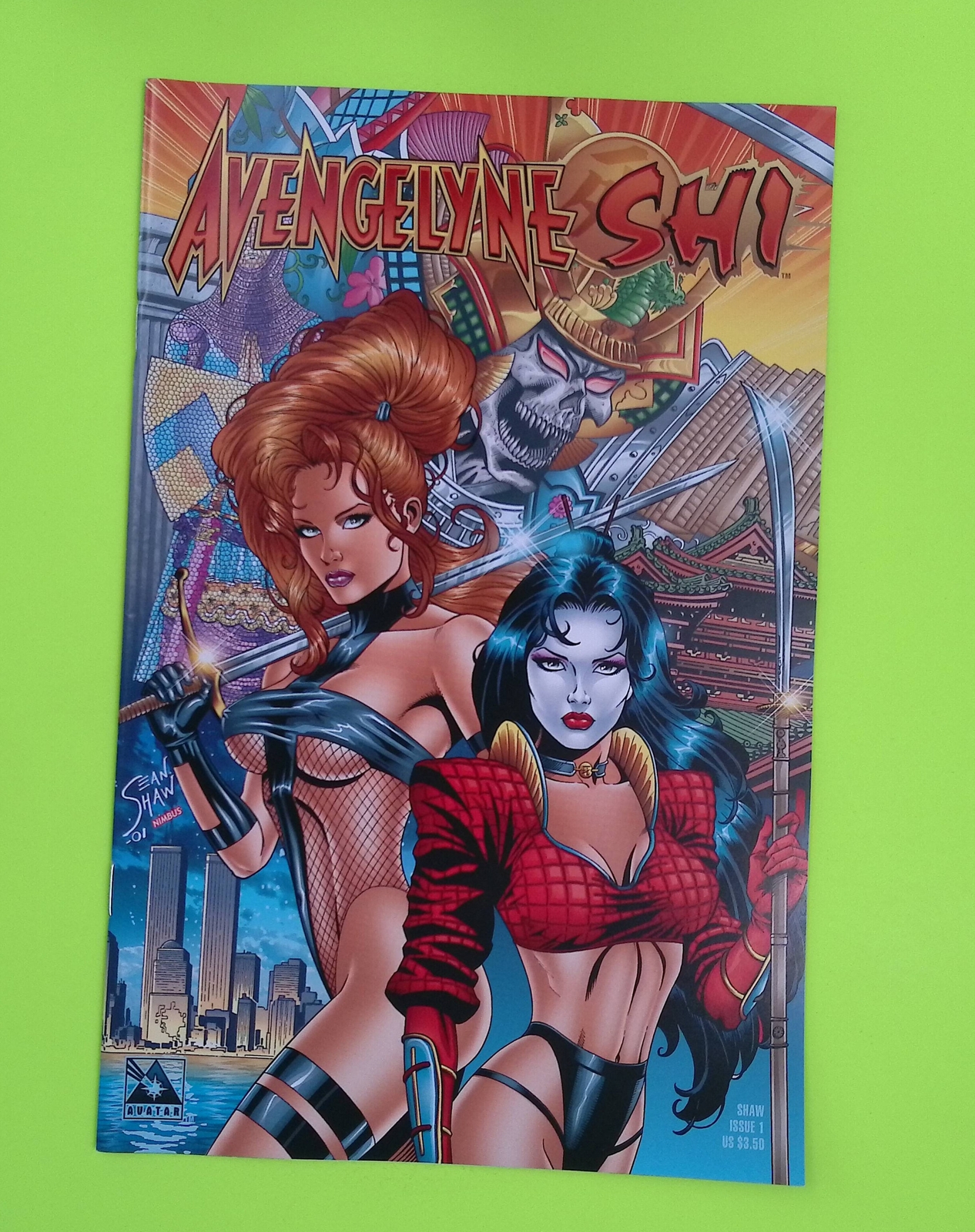 Avengelyne/Shi #1b 2001 Avatar Press Variant High Grade Comic Book G57-219