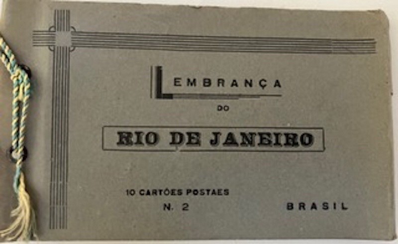 Rare Vintage Lembranca Rio De Janeiro Book Of 10 Postcards. 1920’s.