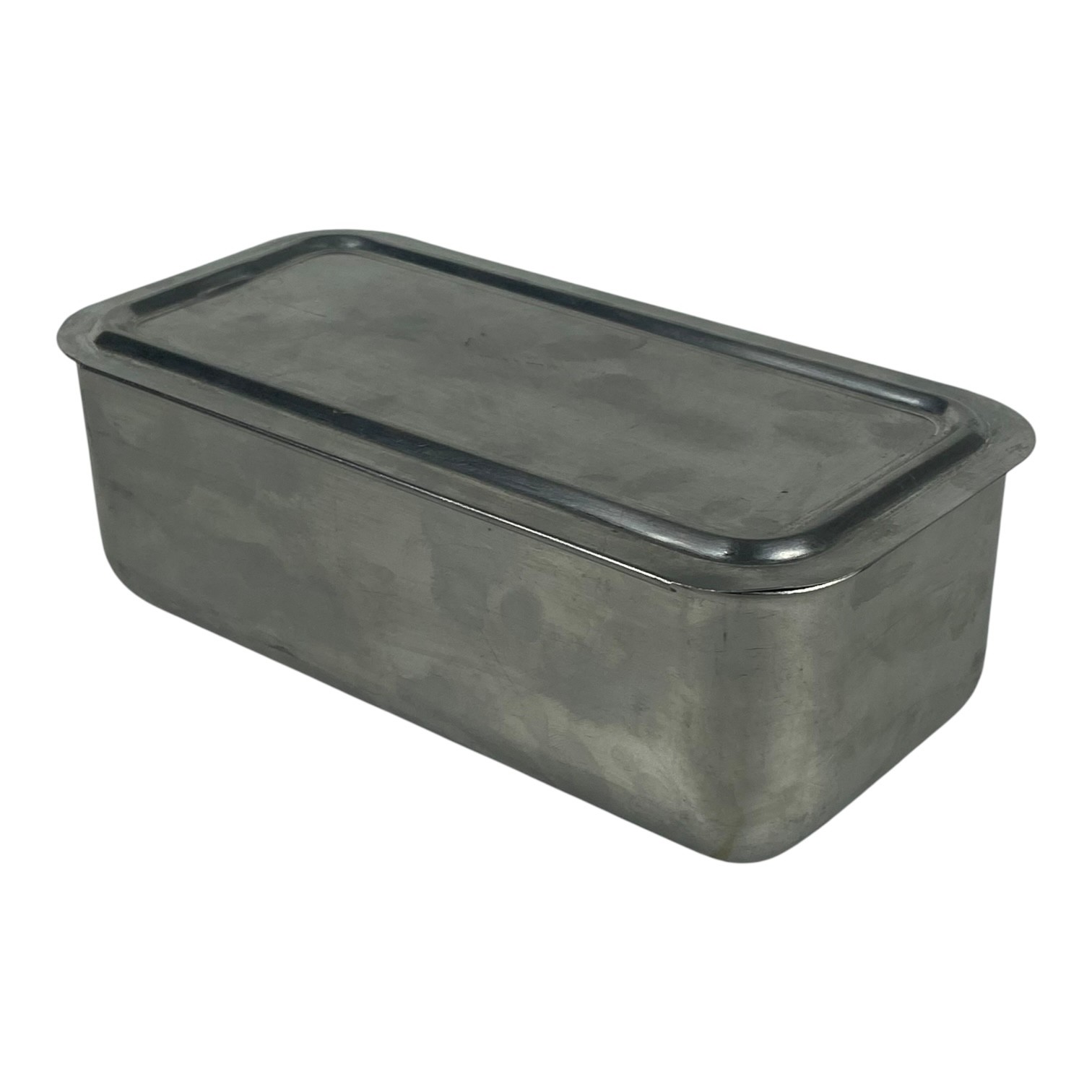 Vintage Rare West Bend 1 Qt Stainless Steel Loaf Pan with Slide on Lid