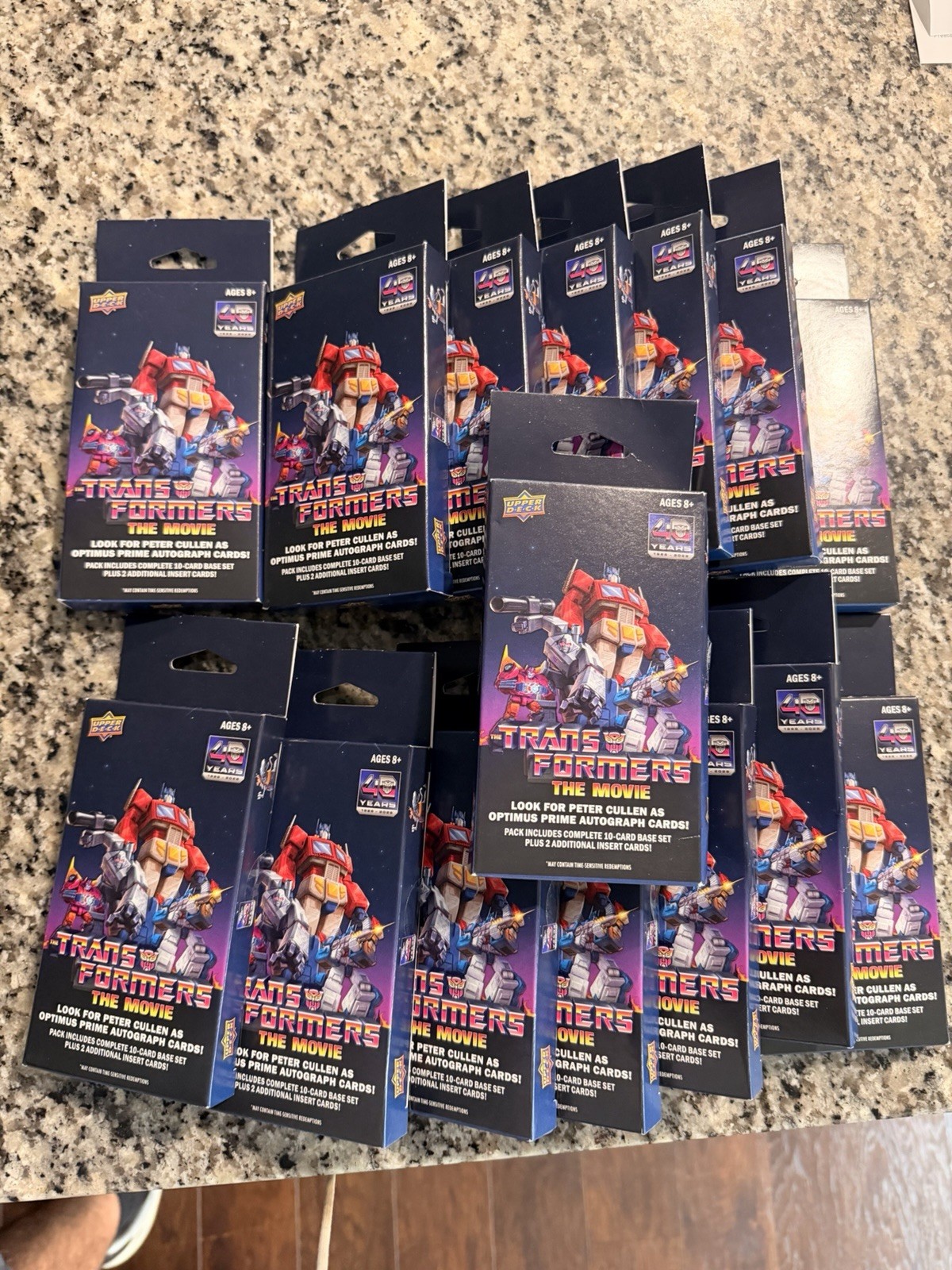 2026 Upper Deck Transformers Hangers The Movie 40th Anniversary Special Edition