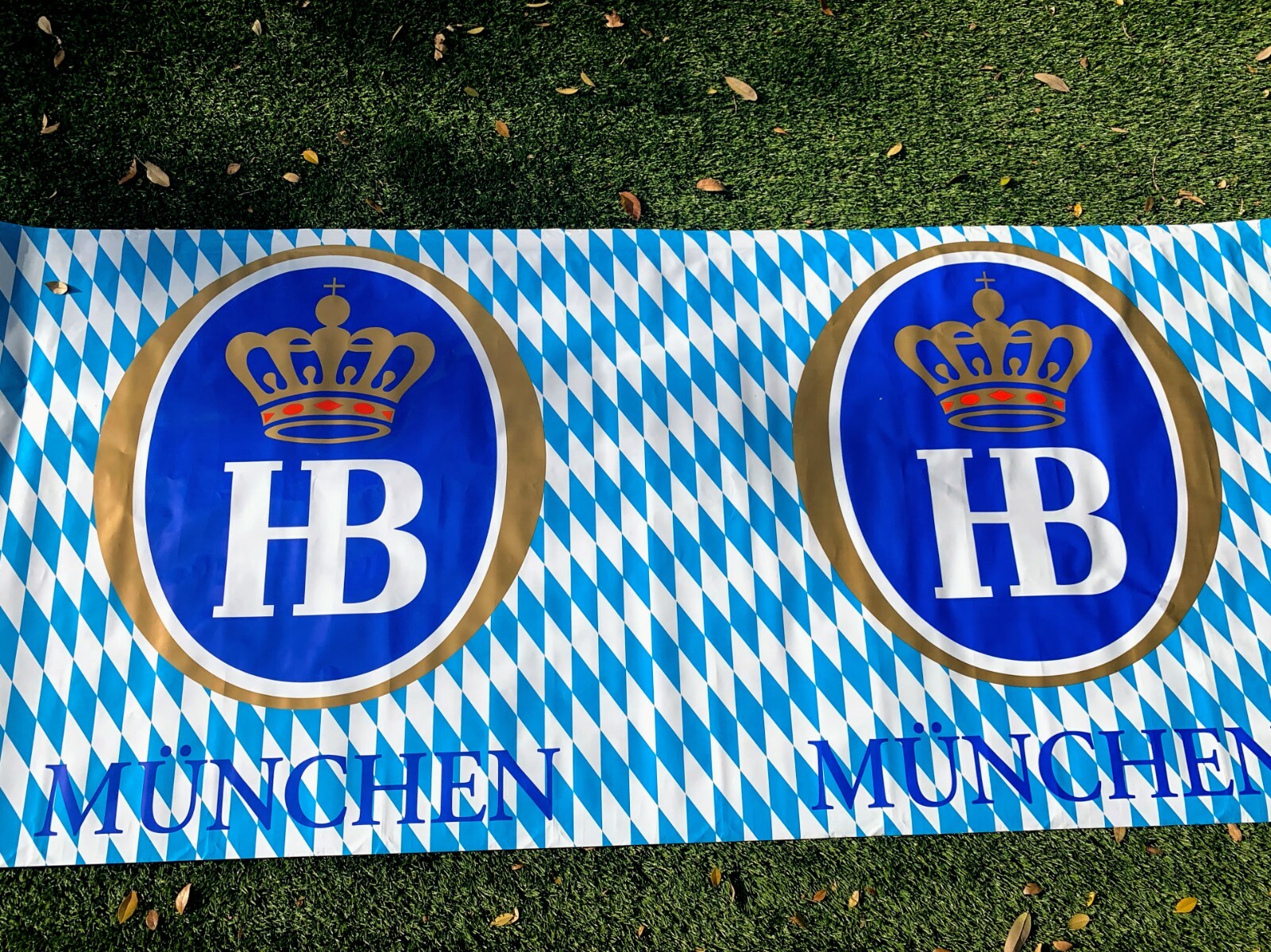 Authentic Hofbrau Brewery Oktoberfest Banner Flag Bar Table Wrap 50 Foot BOLT