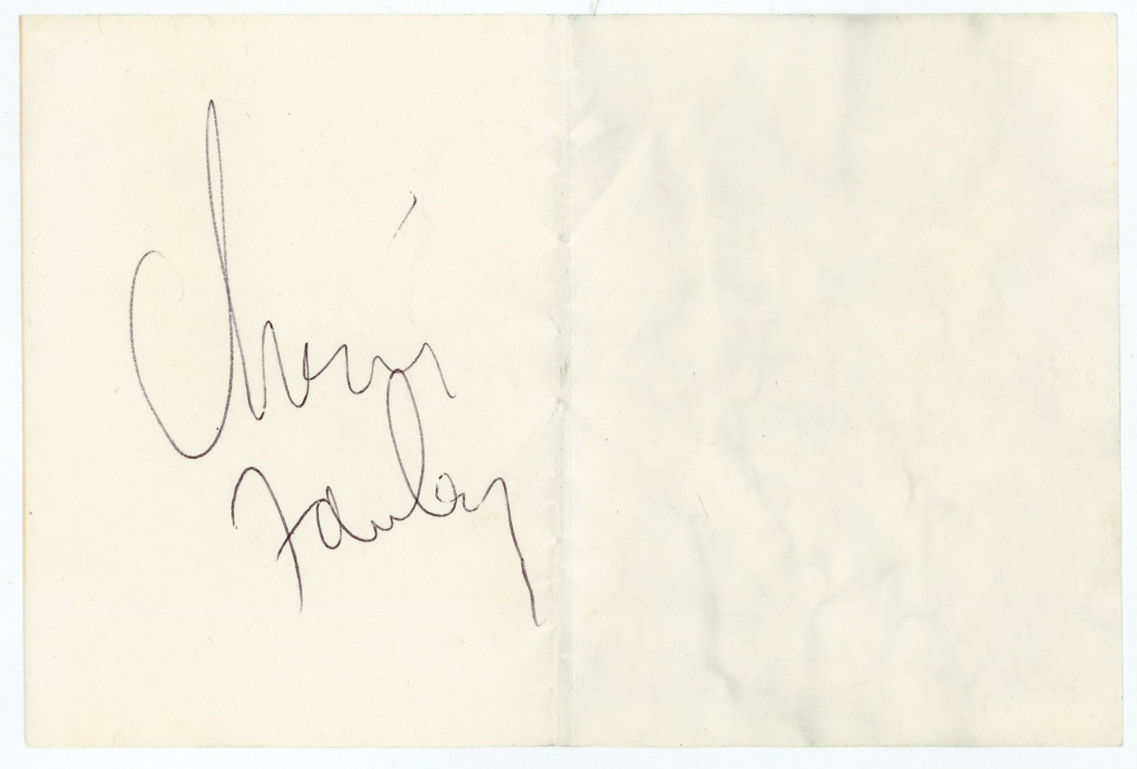 Chris Farley ~ Signed Autographed Authentic In-Person Signature ~ JSA LOA Chris Farley ~ Signed Autographed Authentic In-Person Signature ~ JSA LOA