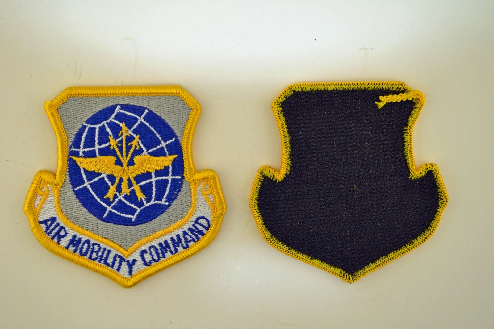 AIR FORCE  AIR MOBILITY COMMAND PATCH    3 INCH ORIGINAL HOOK and LOOP  UNUSED