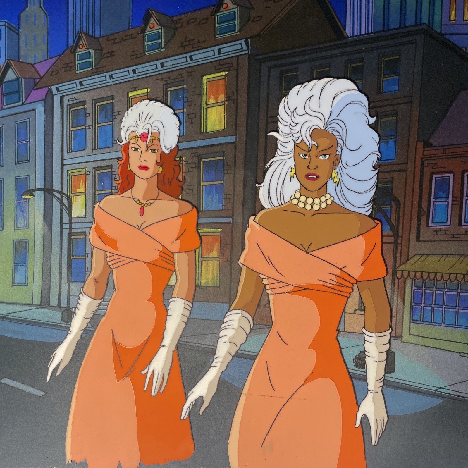 X-Men animation cel Marvel Comics rouge Storm Vintage Marvel Comics Art 90’s I8