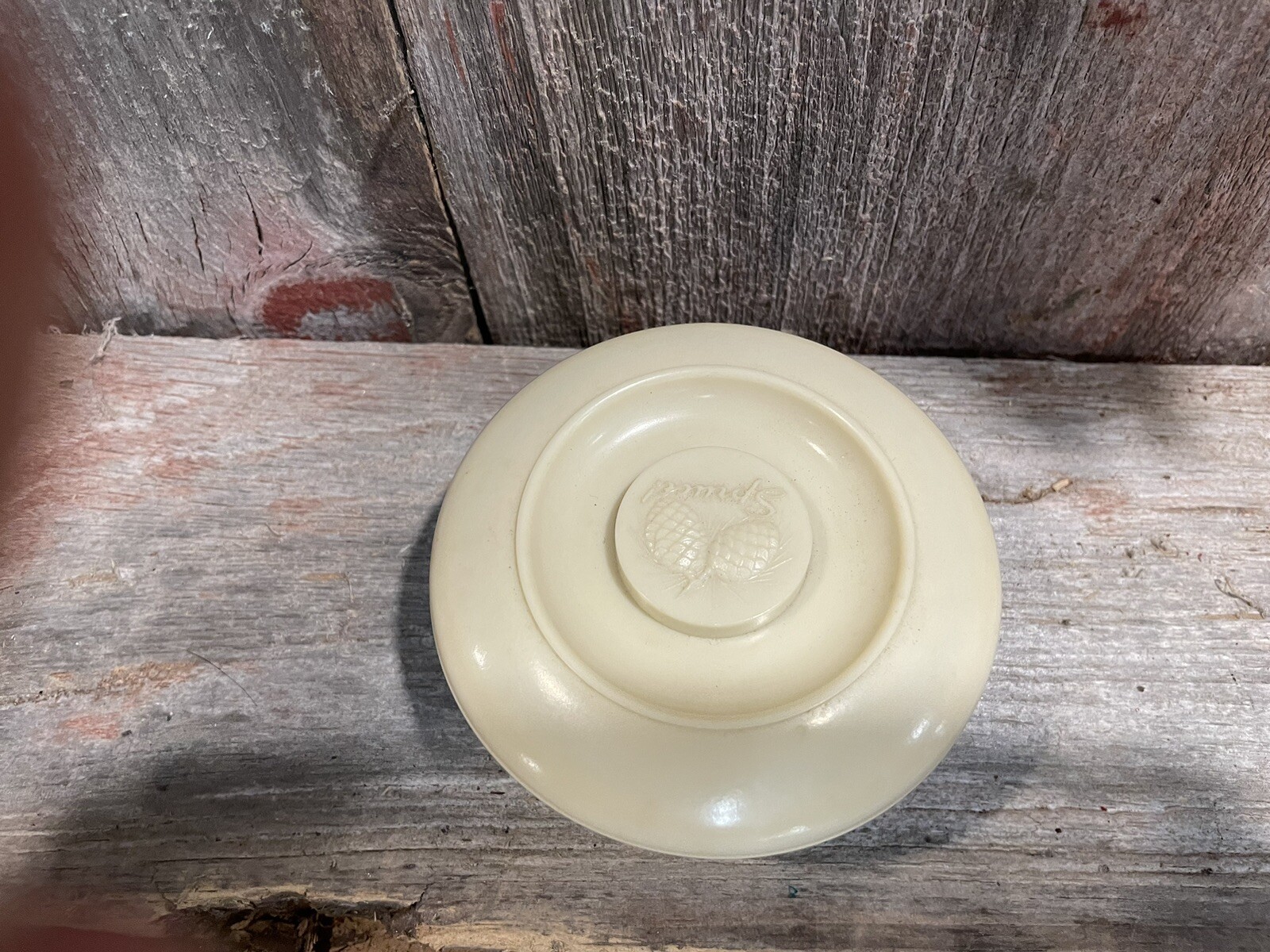 Vintage Celluloid Vanity Accessory Set Shaving Cream Brush Box with Lid Soap Box