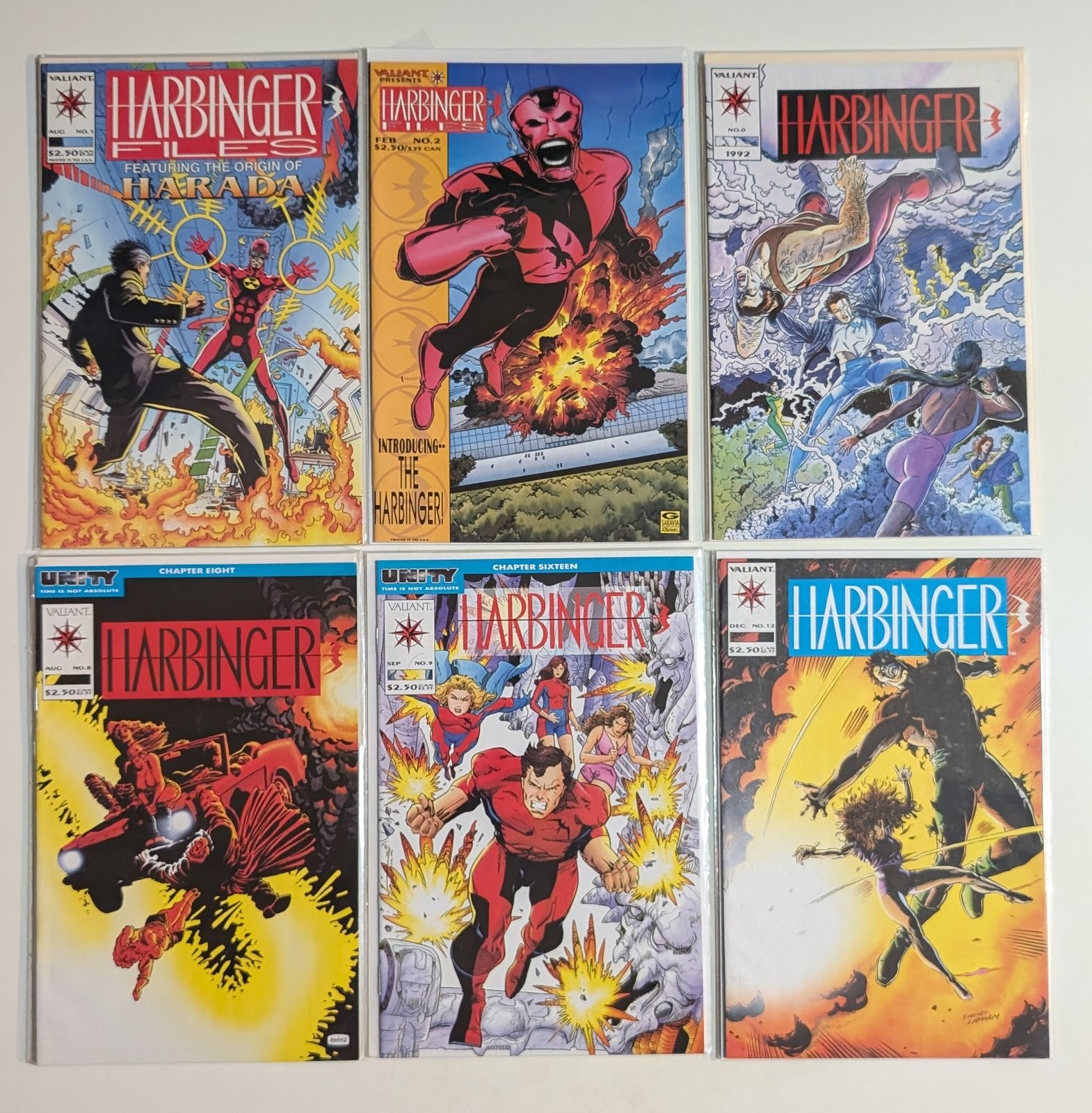 Harbinger Comic Lot of 33 Valiant 1992-1995 #0 8-41 Run Plus Harbinger Files 1-2