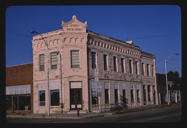 Photo:First National Bank (1907), Main & Broadway, Erick, Oklahoma