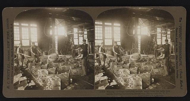 Poughkeepsie NY 1907 Molten Metal Casting Harvesting Machinery Factory