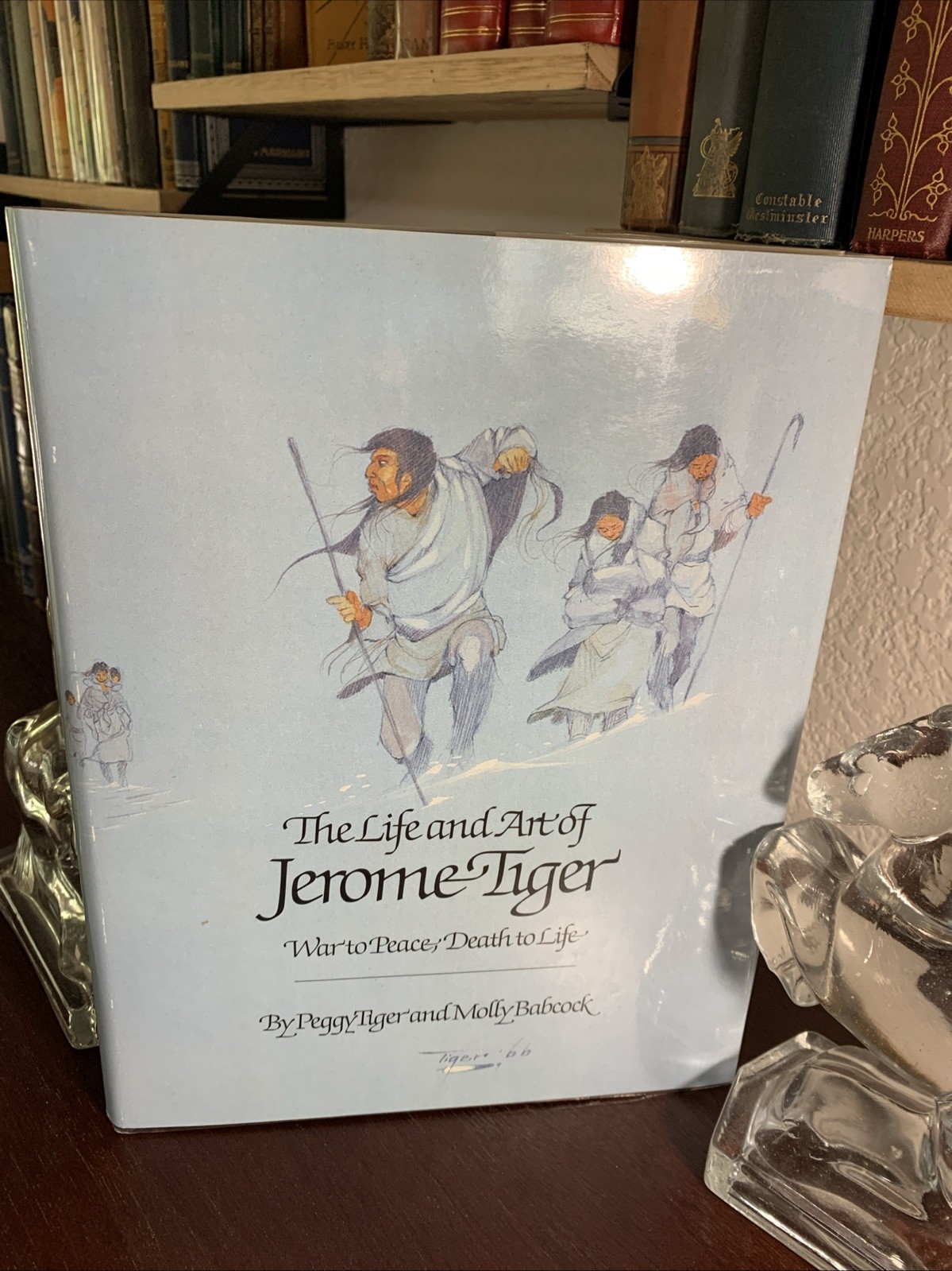 Life and Art of Jerome Tiger by Tiger/Babcock 1st Ed.  Signed Gift Quality HC