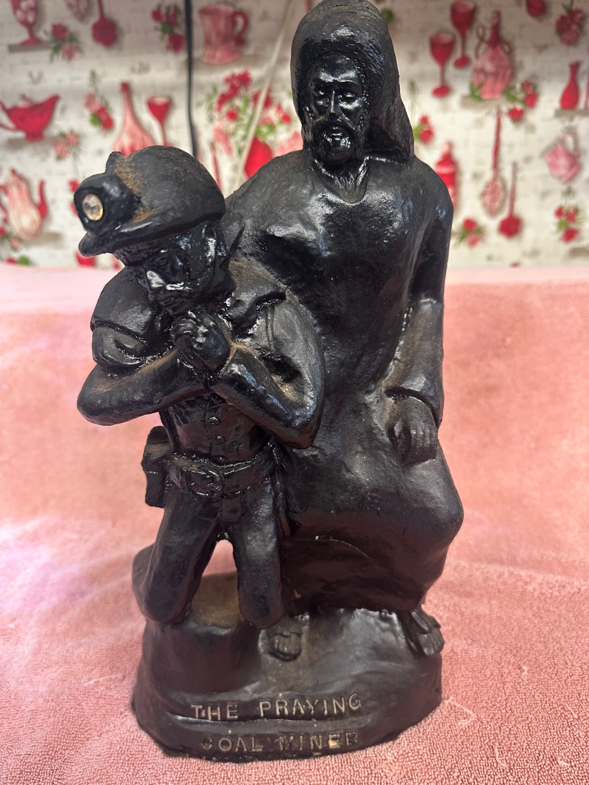 Praying Coal Miner Statue
